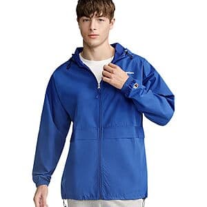 Champion Men's Stadium Packable Hooded Jacket (Select Colors & Sizes) $17.50