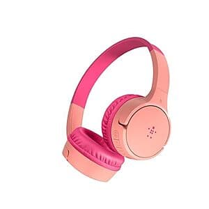 Belkin Kids' SoundForm Mini Wireless Bluetooth Headphones (Pink) $8 & More + Free S/H w/ Prime