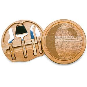 10.2" Picnic Time Star Wars: Death Star Circo Cheese Cutting Board & Tools Set $20.10