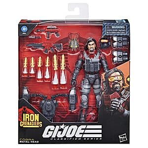 6" G.I. Joe Classified Series Deluxe: Iron Grenadier Metal-Head Action Figure $19