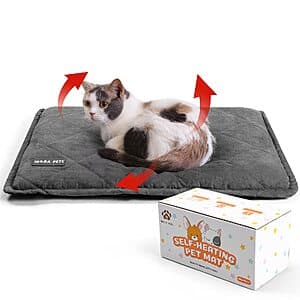 Mora Pets Self-Warming Cat & Dog Bed w/ Removable Washable Cover (Various Sizes) from $17.40