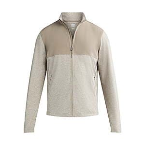 Athletic Works Men’s Mixed Media Zip Jacket (Taupe or Flagstone Heather) $11.60 & More + Free S/H on $35+
