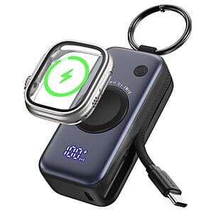 5000mAh INIU Wireless Portable Keychain Power Bank w/ 20W USB-C PD Charging $11.45