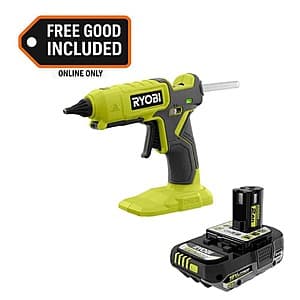Ryobi ONE+ 18V Cordless Glue Gun w/ 10 Glue Sticks + 2Ah High Performance Battery $59.95 + Free Shipping