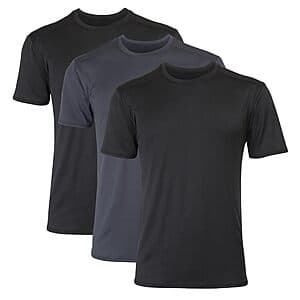 3-Ct Hanes Men's Moves Breathable Mesh Performance Athletic Tee (Various) $12.95