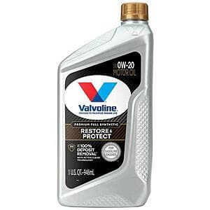 5-qts Valvoline Restore & Protect Full Synthetic Motor Oil + WIX Oil Filter $38 + $15 GC (After Rebate) & More + Free S&H