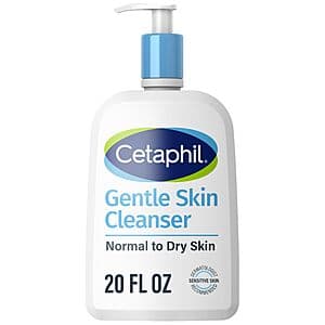20-Oz Cetaphil Hydrating Gentle Skin Cleanser (Normal to Dry Skin) $8.10 w/ Subscribe & Save