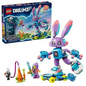 252-pc LEGO DREAMZzz Izzie and Bunchurro The Gaming Bunny Building Kit (71490) $11.20