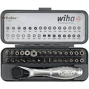 32-Piece Wiha GoBox Master Torx Bit Set w/ Mini Ratchet $27.60