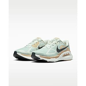 Nike Structure Plus Road Running Shoes in Spruce Aura, Jade Horizon, Linen, and Black Spruce colors.