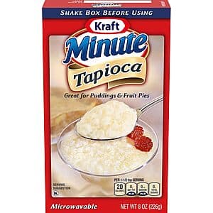 8-Oz Kraft Microwavable Minute Tapioca Dessert $2.45 w/ S&S