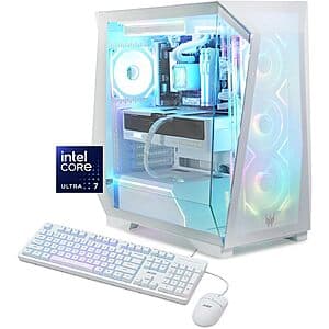 Acer Predator Orion 6000 Desktop: Ultra 7 265KF, RTX 5070 Ti, 32GB DDR5, 1TB SSD $2099 + Free S&H