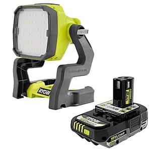 Ryobi ONE+ 18V Hybrid LED Work Light w/ 2Ah HP Battery $50 + Free Shipping