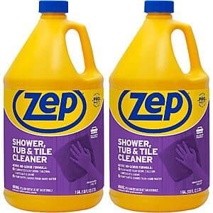 2-Pk 1-Gal Zep Shower Tub & Tile Cleaners $15.10