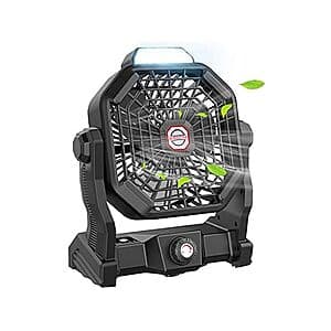 JINLICTE Camping Fan w/ LED Lantern $16 + Free S&H w/ Prime