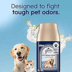 2-Count 6.2-Oz Glade Automatic Spray Refill (Pet Fresh Scent) $4.25 w/ Subscribe & Save