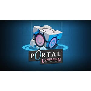 Portal: Companion Collection box art for Nintendo Switch featuring the iconic portal gun and game logo.
