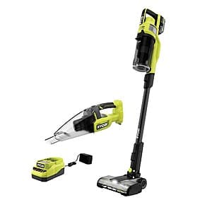 Ryobi 18V ONE+ HP Brushless Stick Vacuum + Hand Vacuum w/ 4Ah Battery & Charger $179 + Free Shipping