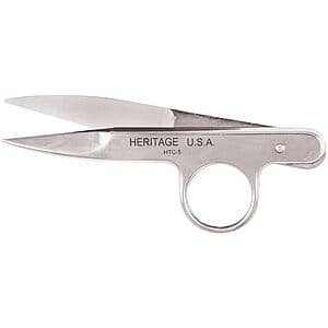 4.5" Klein Tools HTC5 Threadclip Scissors w/ Spring Action for Automatic Opening $9.70