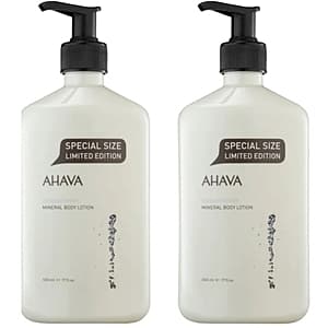 Costco Members: 2-Pack 17oz AHAVA Mineral Body Lotion $30 + Free Shipping