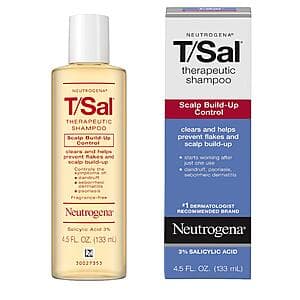 4.5-Oz Neutrogena T/Sal Therapeutic Shampoo w/ Salicylic Acid $5.55 w/ Subscribe & Save