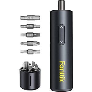 Select Accts: Fanttik S1 Capsule Cordless Electric Screwdriver w/ 5 Bits $24.65
