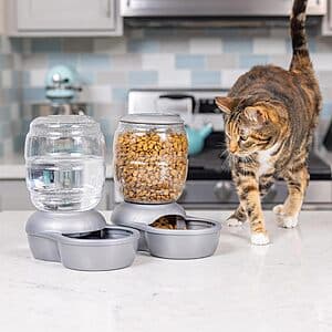 Petmate 0.5-Gallon Replendish Automatic Gravity Waterer for Pets (Grey) $4.40