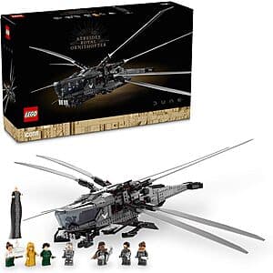 1369-Piece LEGO Icons: Dune Atreides Royal Ornithopter Building Set $132 + Free S/H