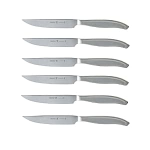 6-Pc Henckels Stainless Steel Steak Knife Set $12.85 + Free Pickup