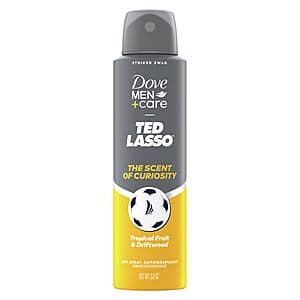 3.8-Oz Dove Men+Care Ted Lasso Dry Spray (Tropical Fruit & Driftwood) $2.10 w/ S&S