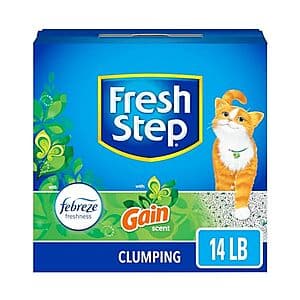 14-Lb Fresh Step Clumping Cat Litter w/ Febreze Gain Scent $4.40 w/ Subscribe & Save