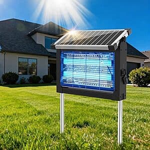 4500V OnBeam Solar Bug Zapper w/ 10W Solar Panel & Rechargeable Battery $33 + Free S&H