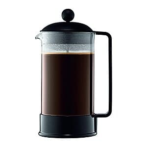 34-oz Bodum Brazil French Press Coffee Maker (Black, Red) $20