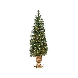 Woot App: 4' National Tree Company Pre-lit Artificial Tree (Black/Gold) $13.60 + Free S/H for Prime Members