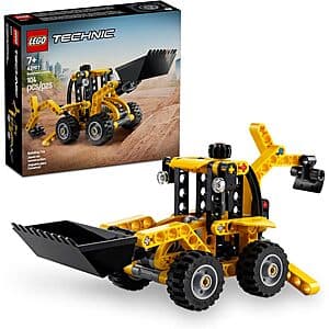 104-Piece LEGO Technic Backhoe Loader Construction Building Toy $6.40