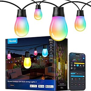 Govee Smart Outdoor S14 Bulb String Lights 2: 144-ft $119, 96-ft $70 + Free Shipping