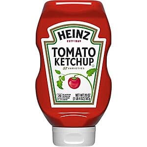 Select Accts: Heinz Ketchup & Mustard: 14-oz Yellow Mustard $1.40, 20-oz Ketchup $2.20 w/ S&S