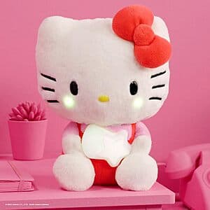 10" Jazwares Sanrio Hello Kitty & Friends: Hello Kitty Plush w/ Lights & Sounds $16.60