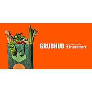 Grubhub Groceries w/ Instacart Offer: Eligible Grocery Delivery/Pickup Orders 30% Off $75+ (Max $30 Off; Valid thru Jan 25, 2026)