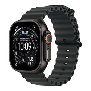 Open Box: 49mm Apple Watch Ultra 3 GPS + Cellular Smartwatch (Titanium Case, Ocean Band) $584.40 + Free S&H