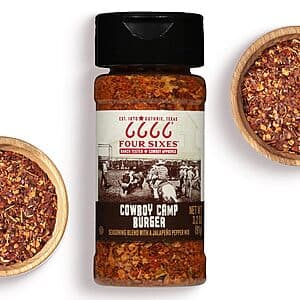 3.2-Oz 6666 Four Sixes Cowboy Camp Burger Seasoning $2.20 w/ Subscribe & Save
