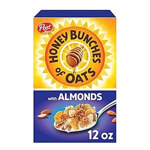 12-oz Honey Bunches of Oats Almond $1.80 w/ Subscribe & Save