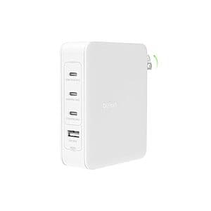 140W Belkin 4-Port Fast Charger with USB-C Power Delivery & USB-A $39.90 + Free Shipping