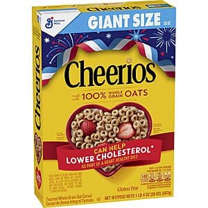 20-Oz Cheerios Breakfast Cereal (Giant Size) $3.15 w/ S&S