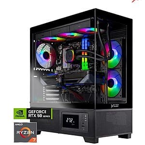 Skytech Azure 3 Plus Gaming PC: Ryzen 7 9800X3D, RTX 5080, 32GB RAM, 1TB SSD $2200 + Free Shipping