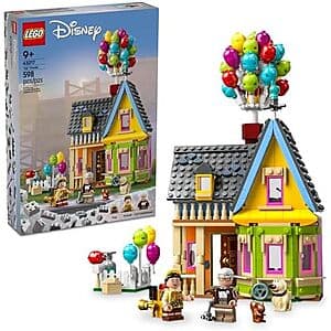 598-Piece LEGO Disney and Pixar ‘Up’ House Building Toy $30.40