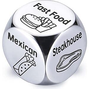 Wareon Stainless Steel Food Decision Dice 2 for $3.50