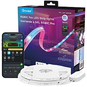 Select Costco Wholesale Locations: 49.2' Govee RGBIC Pro WiFi LED Strip Lights $20 (Pricing/Availability May Vary)