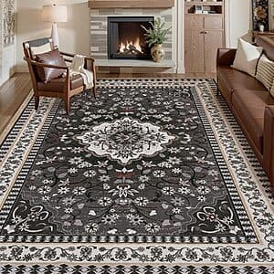 5' x 7' Bleum Cade Boho Washable Area Rug (2 Colors) $30 + Free S&H