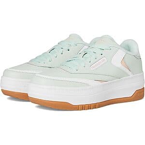 Reebok Big Kids' Club C Extra Shoes (Aqua Dust/Pink Stucco/White) $15 + Free Shipping